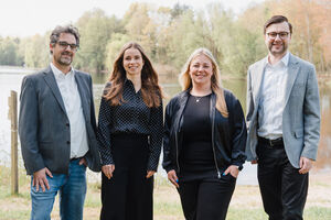 v.l. Frederik Eckstein, Lisa Dobbert, Sina Hennigs, Henrik Drozd